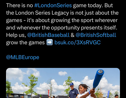 MLB London Series Legacy Tweets