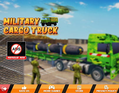 Miltary Cargo Truck Game Ui Design