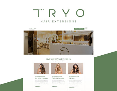 TRYO HAIR - E-COMMERCE - BEAUTY WEBSITE