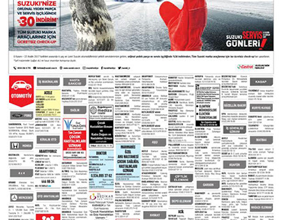 Gazete sayfası tasarım