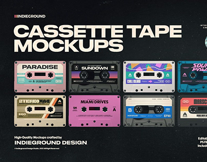 Cassette Tape Mockups