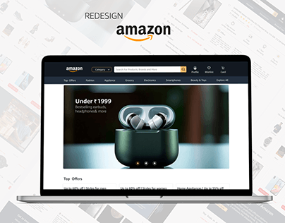 Amazon Website Redesign Concept | 2024