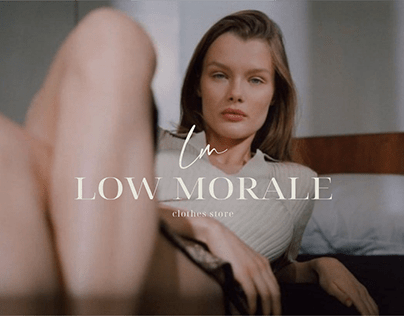 LOW MORALE | LOGOTYPE FOR CLOTHES BRAND|ЛОГОТИП ОДЕЖДА
