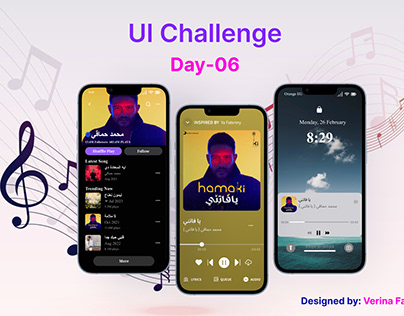 Daily UI Challenge - Day06 - Music Player