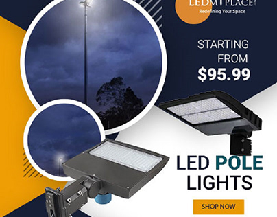 Use LED Pole Lights For Outdoor Spaces