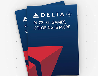 Delta Airlines Children's and Adult Coloring Books