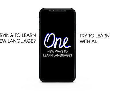 "ONE" - app for learning languages with AI technology