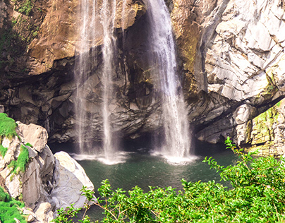 Waterfalls in Baños Ecuador