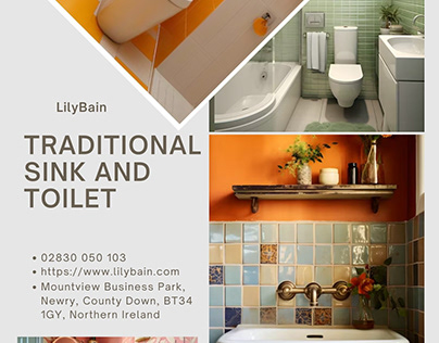 Traditional Sinks and Toilets