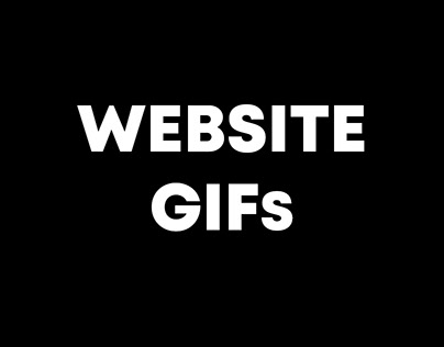 Project thumbnail - Website Gifs