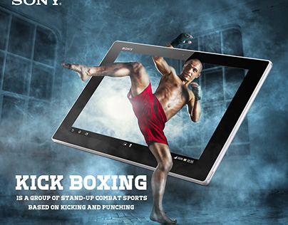 kick boxing poster