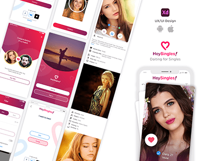 UX/UI Case Study | HeySingles! Dating Mobile app