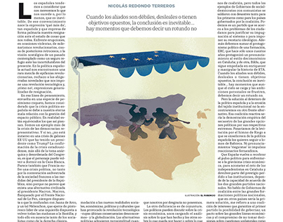 Illustrations - Opinion - EL CORREO newspaper 2023.