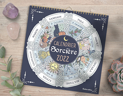 Calendrier Sorcière 2022 - RUSTICA ÉDITIONS