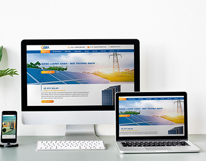 Design website and branding, logo for STP Solar