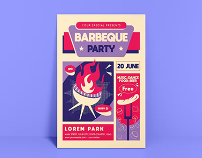 Barbeque Party Flyer