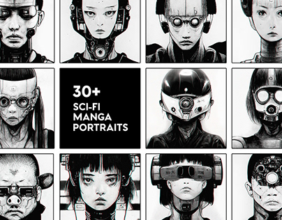 Sci-Fi Manga Portraits