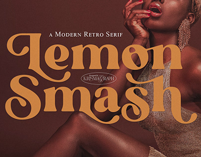 Lemon Smash | Modern Retro Serif