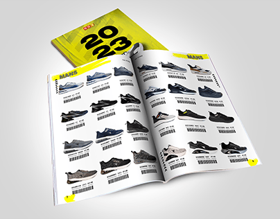 Diadora Shoes Catalogue Design