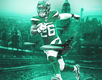 Le'Veon Bell Jets Graphic