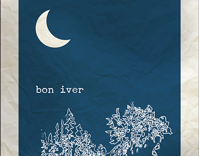 Bon Iver Poster Design