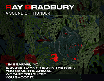 Illustrations Ray Bradbury "A sound of thunder"