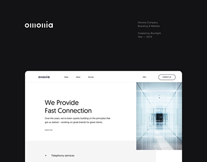 Omonia — Branding & Website