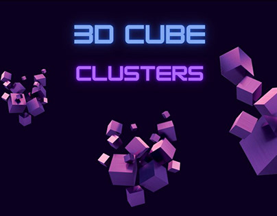 3d cube clusters