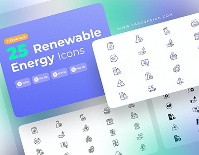 Renewable Energy Icons