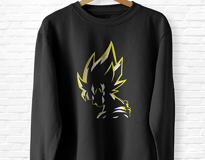 Son Goku T-shirt design.