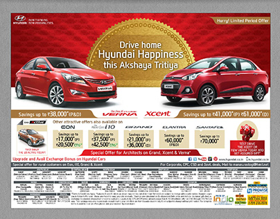 Hyundai NewsPaper Print Ad