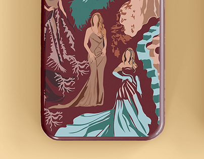 Phone Cover Illustration Out Of Blake Lively's Outfits