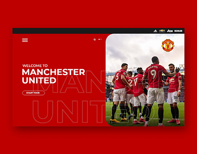 MANCHESTER UNITED Website Redesign (Unofficial)