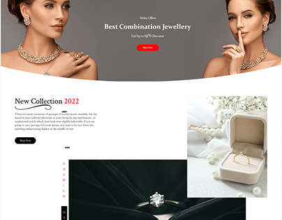 "KOHINOOR" Web Layout and Landing Page