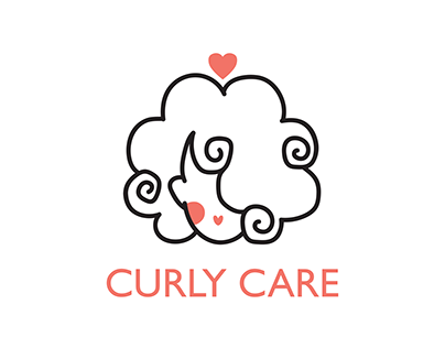 Curly Care Logo - hand drawn
