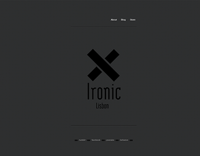 Landing Page (project) @ IRONIC LISBON
