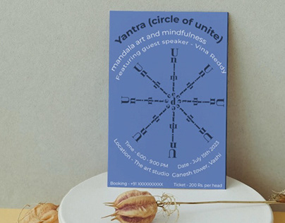 Poster Design- Unlimited- Yantra (Circle of unity)