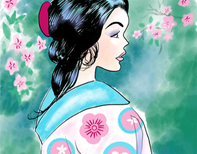 Sakura Festival Adobe Fresco