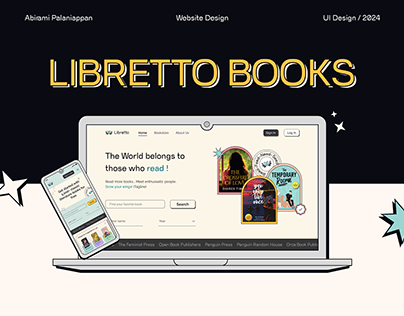 Libretto - Online Bookstore website design