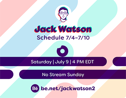 Stream Schedule | 7/4-7/10