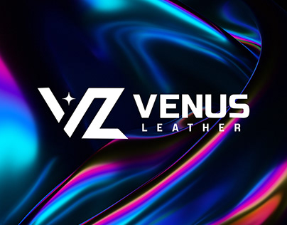 Venus Leather Logo brand identity, letter V+L Logo