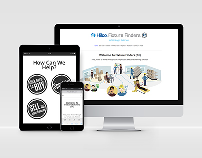Fixture Finders website design project