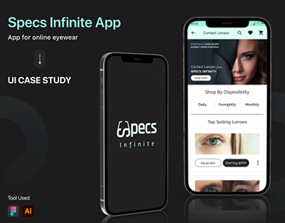 Android UI Case Study-Online Eyewear App