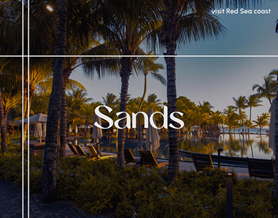 Boutique hotel Sands. Web Design