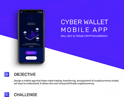 Project thumbnail - Cyber Wallet Mobile App (Buy & Sell Cryptocurrency)