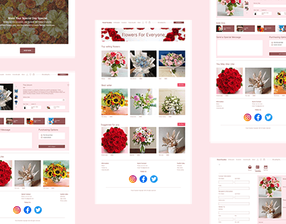 Floral Paradise Website UX Case Study