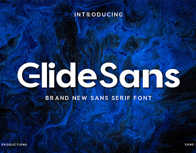 GlideSans - Bold Sans Serif Font