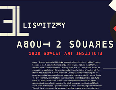 About 2 Squares El Lissitzky