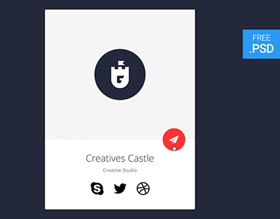 CreativesCastle UI #003 — Send Mail - Free PSD