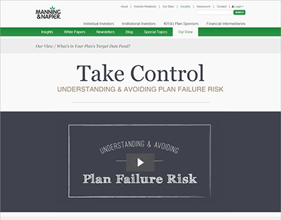 Plan Failure Risk - Microsite